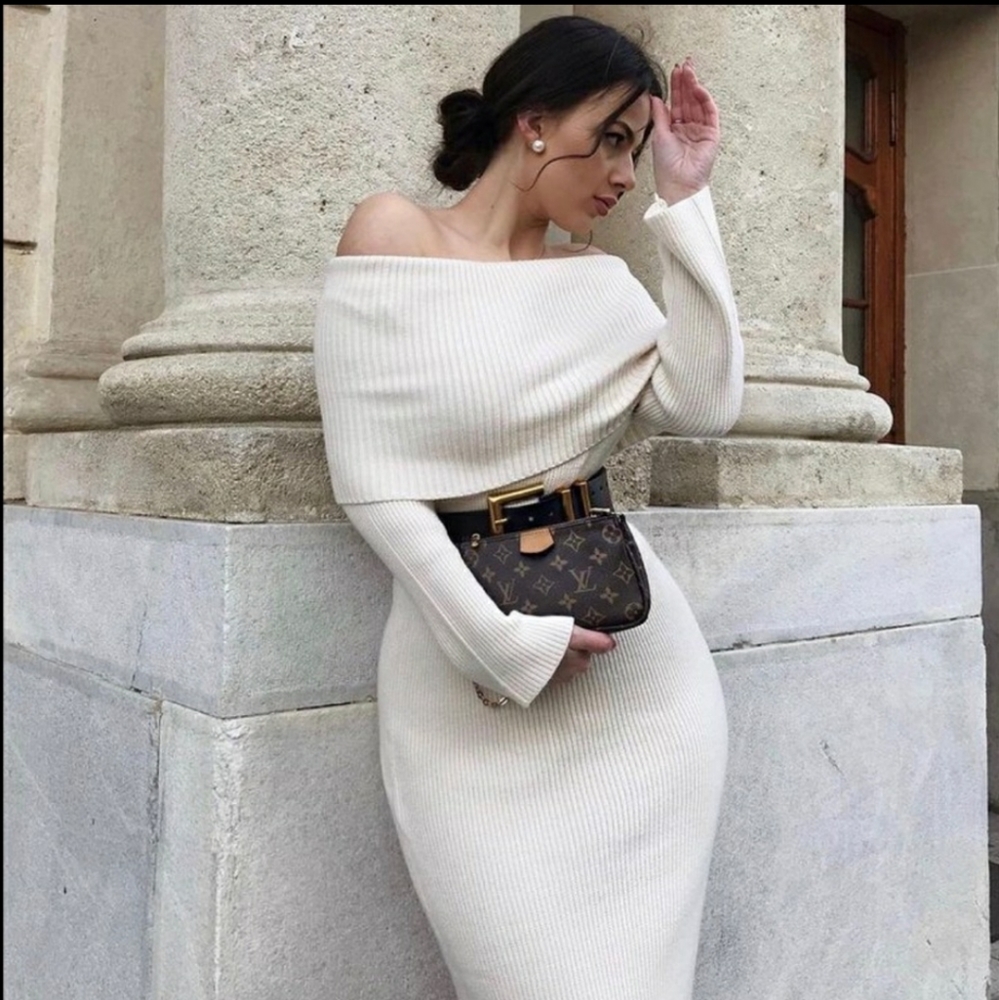 Zara long knit dress - Picture 5 of 16